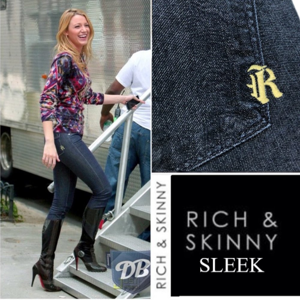 Rich & Skinny SLEEK Skinny Dark Wash Jeans